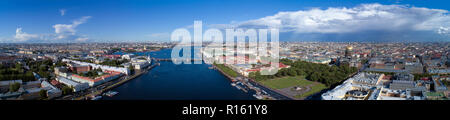 Antenne Panorama von St. Petersburg Center Stockfoto