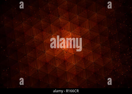 Abstrakte Geometrie Flächen, Linien und Punkte Hintergrund Stockfoto