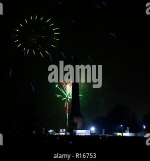 Glasgow Green Fire Works Stockfoto