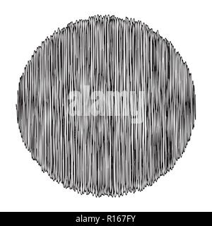 Scribble Stempel Textur Stock Vektor