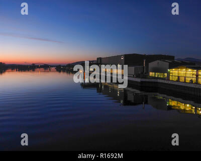 Deggendorf: Donau, MAN DWE Fabrik in Niederbayern, Oberbayern, Bayern, Bayern, Deutschland Stockfoto