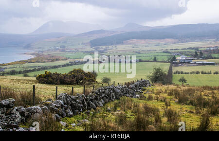 Wandern auf Goatfell, Isle of Arran, Schottland Stockfoto