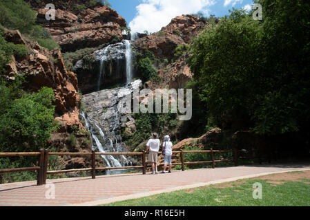 Johannesburg, Südafrika, 9. November 2018. Ein paar Uhren als der Crocodile River in die Walter Sisulu botanischen Garten fließt, am späten Morgen Freitag. Credit: Eva-Lotta Jansson/Alamy leben Nachrichten Stockfoto