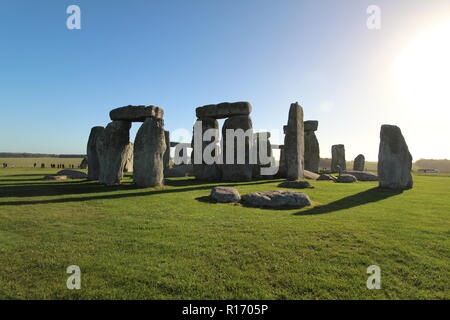 Stonehenge am frühen Morgen Stockfoto