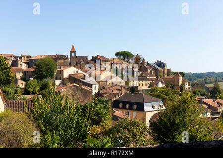 Beaux Dorf De Frankreich, Belves Nouvelle Aquitanien; Stadt der sieben Türme. Stockfoto