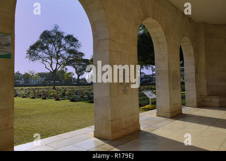 Kanchanaburi War Cemetery, Kanchanaburi, Thailand Stockfoto