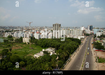 Luftaufnahme von Dhaka. Dhaka, Bangladesch. Stockfoto