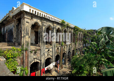 Borobari, ein Zamindar Haus bei Nasirnagar. Brahmanbaria, Bangladesch. Stockfoto