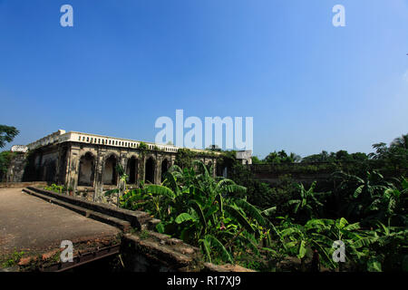 Borobari, ein Zamindar Haus bei Nasirnagar. Brahmanbaria, Bangladesch. Stockfoto