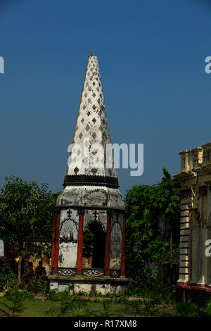 Hindu Tempel in Borobari, ein Zamindar Haus bei Nasirnagar. Brahmanbaria, Bangladesch. Stockfoto