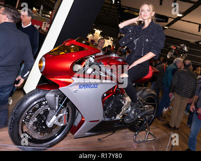 Mailand, Italien - 08.November 2018: MV Agusta superveloce 800 EICMA Motorbike show Stockfoto