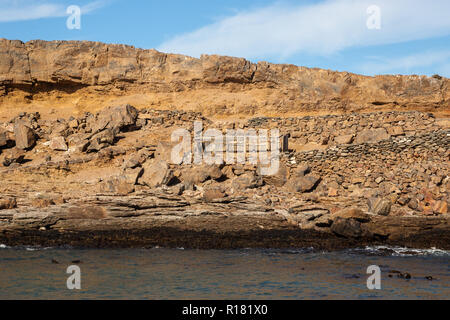 Segeln Atlantik rund um Lüderitz an der Skelettküste Namibias Stockfoto