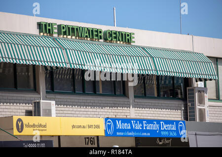 Pittwater center und Wealth Management in Mona Vale, Sydney, Australien Stockfoto