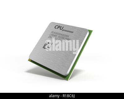 Zentralen Computer Prozessoren CPU Hochauflösende 3D-Rendering Stockfoto