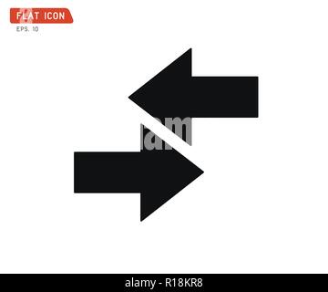 Symbol Pfeil Grafik, Recycling logo Vector Illustration Stock Vektor