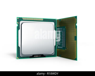 Zentralen Computer Prozessoren CPU Hochauflösende 3D-Darstellung Stockfoto