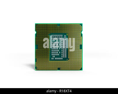 Zentralen Computer Prozessoren CPU Hochauflösende 3D-Rendering Stockfoto