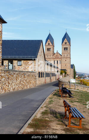 Abtei Eibingen (Abtei St. Hildegard), in der Nähe von Rüdesheim, Hessen, Deutschland. 7. November 2018 Stockfoto