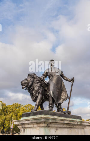 Eine typische Ansicht am Buckingham Palace Stockfoto