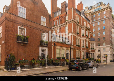 Eine typische Ansicht in Mayfair Stockfoto