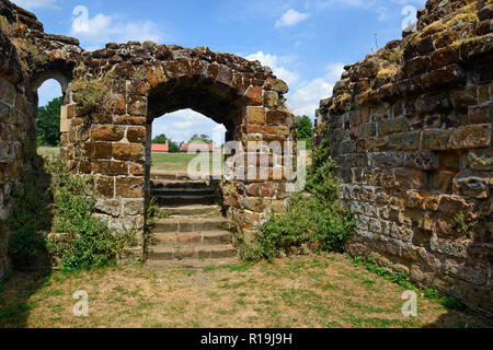 Bolingbroke Castle, Old Bolingbroke, Spilsby, Lincolnshire, Großbritannien Stockfoto