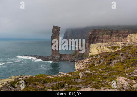 Die Klippen von alten Mann von Hoy, Orkney Stockfoto