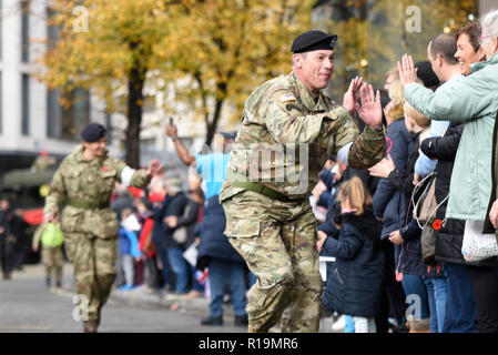 US Ranger Soldat bei der Lord Mayor's Show Parade, London, UK 2018 Stockfoto