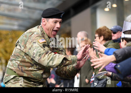 US Ranger Soldat bei der Lord Mayor's Show Parade, London, UK 2018 Stockfoto