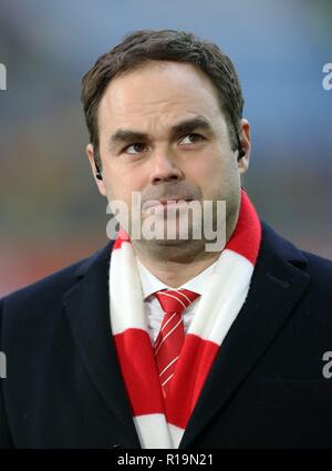 Düsseldorf Düsseldorf, Deutschland. 10 Nov, 2018. firo: 10.11.2018 Fußball, Fußball: 1. Bundesliga, Saison 2018/2019 Fortuna Düsseldorf Düsseldorf - Hertha BSC Berlin Vorsitzender der Geschäftsführung Robert Schafer, Schaefer, Porträt, Headshot, | Nutzung der weltweiten Kredit: dpa/Alamy leben Nachrichten Stockfoto