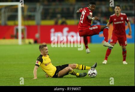 Dortmund, Deutschland. 10 Nov, 2018. firo: 10.11.2018, Fußball, 1.Bundesliga, Saison 2018/2019, BVB, Borussia Dortmund - FC Bayern München REUS versus ALABA | Verwendung der weltweiten Kredit: dpa/Alamy leben Nachrichten Stockfoto