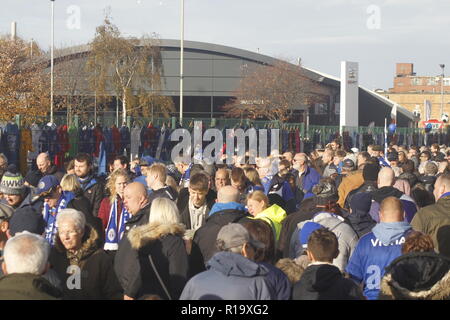 März für Leiceter Knun Vichai Srivaddhanaprabha 10. November 2018 Stockfoto