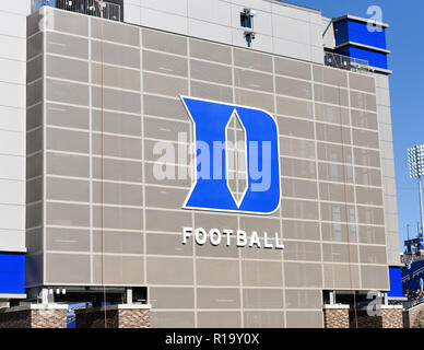 Durham, North Carolina, USA. 10 Nov, 2018. Duke Blue Devils Wallace Wade Stadium in Durham, NC. Am 10. November 2018 Credit: Ed Clemente/ZUMA Draht/Alamy leben Nachrichten Stockfoto