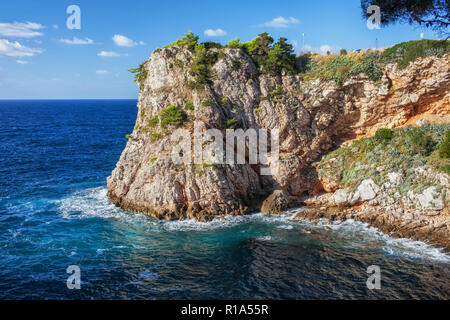 Adria Küste in Kroatien, Europa Stockfoto