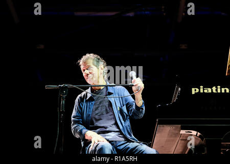 Torino, Italien. 09 Nov, 2018. Chick Corea spielt auf der Bühne OGR Jazz Music Club, Turin. Credit: Bruno Brizzi/Pacific Press/Alamy leben Nachrichten Stockfoto