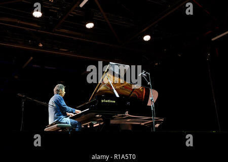 Torino, Italien. 09 Nov, 2018. Chick Corea spielt auf der Bühne OGR Jazz Music Club, Turin. Credit: Bruno Brizzi/Pacific Press/Alamy leben Nachrichten Stockfoto