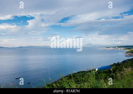 Malerische Vista mit Blick auf Batangas City, Philippinen. Stockfoto