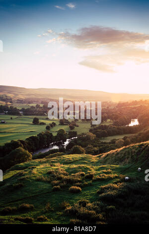 Blick Richtung Middleton in Teesdale Stockfoto