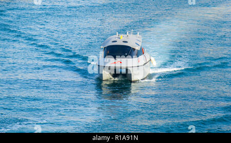 RTA Dubai Yacht Service, Businessbay Wasser Kanal Stockfoto
