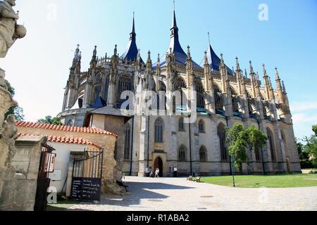 St. Barbara Kirche, Kutna Hora, Kolumbien Stockfoto