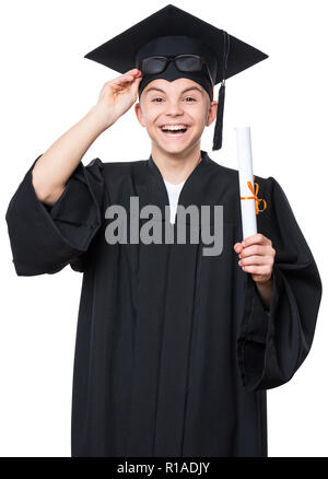 Graduate teenboy Studenten Stockfoto