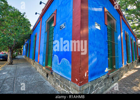 Coyoacan, Mexiko - 20 April 2018: Frida Kahlo Museum Stockfoto