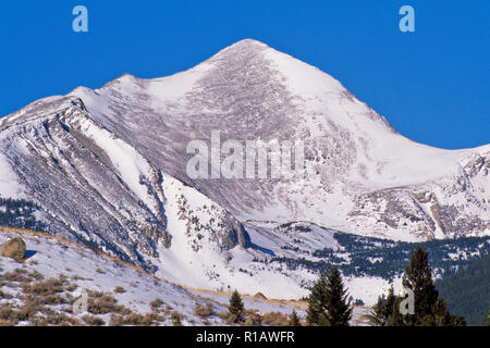 Torrey Berg in der Pionier im Winter in der Nähe von Dillon, Montana Stockfoto