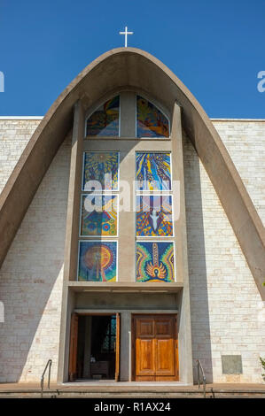 Die St. Maria, Stern des Meeres die Kathedrale ist der Ort, an dem die meisten katholischen Gottesdienst in Darwin, Northern Territory, Australien. Stockfoto