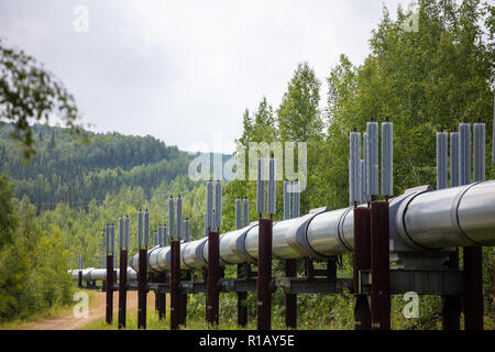 Trans-Alaska-Pipeline-System Stockfoto