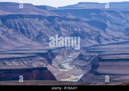 Namibia Fishriver Canyon Wüste Wasser Stockfoto