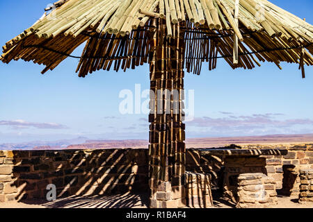 Sonnenschirm Fishriver Canyon namia Stockfoto