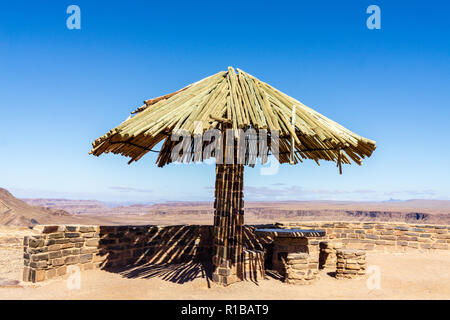 Aussichtspunkt namibia Fishriver Canyon Stockfoto