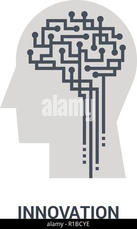 Innovation Symbol Konzept Stock Vektor