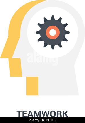 Teamwork Symbol Konzept Stock Vektor