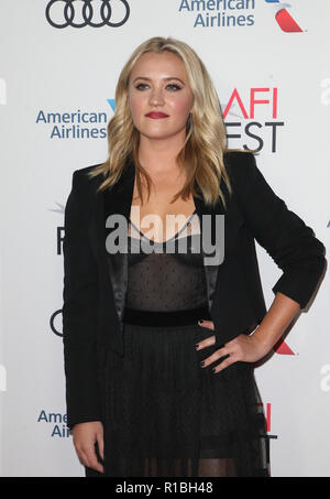 Hollywood, CA, USA. 10 Nov, 2018. 10. November 2018 - Hollywood, Kalifornien - Emily Osment, AFI FEST 2018 präsentiert von Audi - Galavorstellung von ' ' Die kominsky Methode'', in TCL Chinese Theatre statt. Photo Credit: Faye Sadou/AdMedia Credit: Faye Sadou/AdMedia/ZUMA Draht/Alamy leben Nachrichten Stockfoto